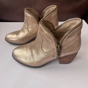 Gold Chinese Laundry Booties